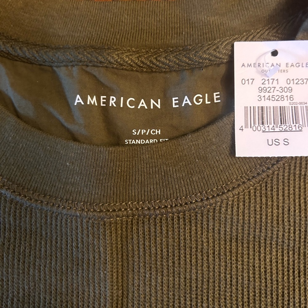 NWT American Eagle Waffle Knit Long Sleeve Tee - Men’s Small